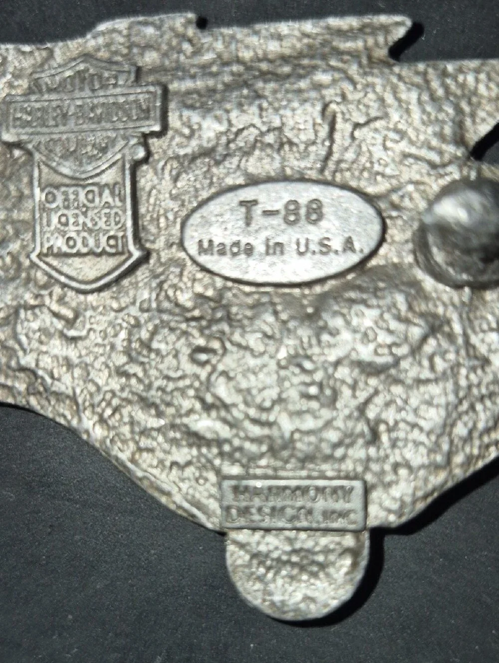 Harley-Davidson Silver Eagle Engine Belt Buckle